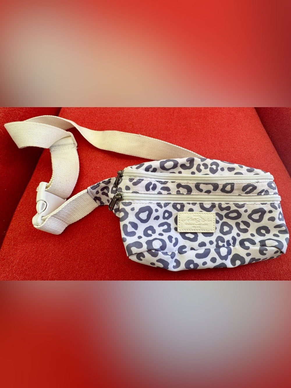ALMAX STUDIO ✨ WAIST Fanny Pack Cross Body Bag Satchel | Leopard White Grey